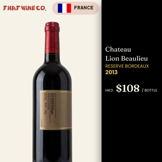 Chateau Lion Beaulieu Reserve Bordeaux 2013