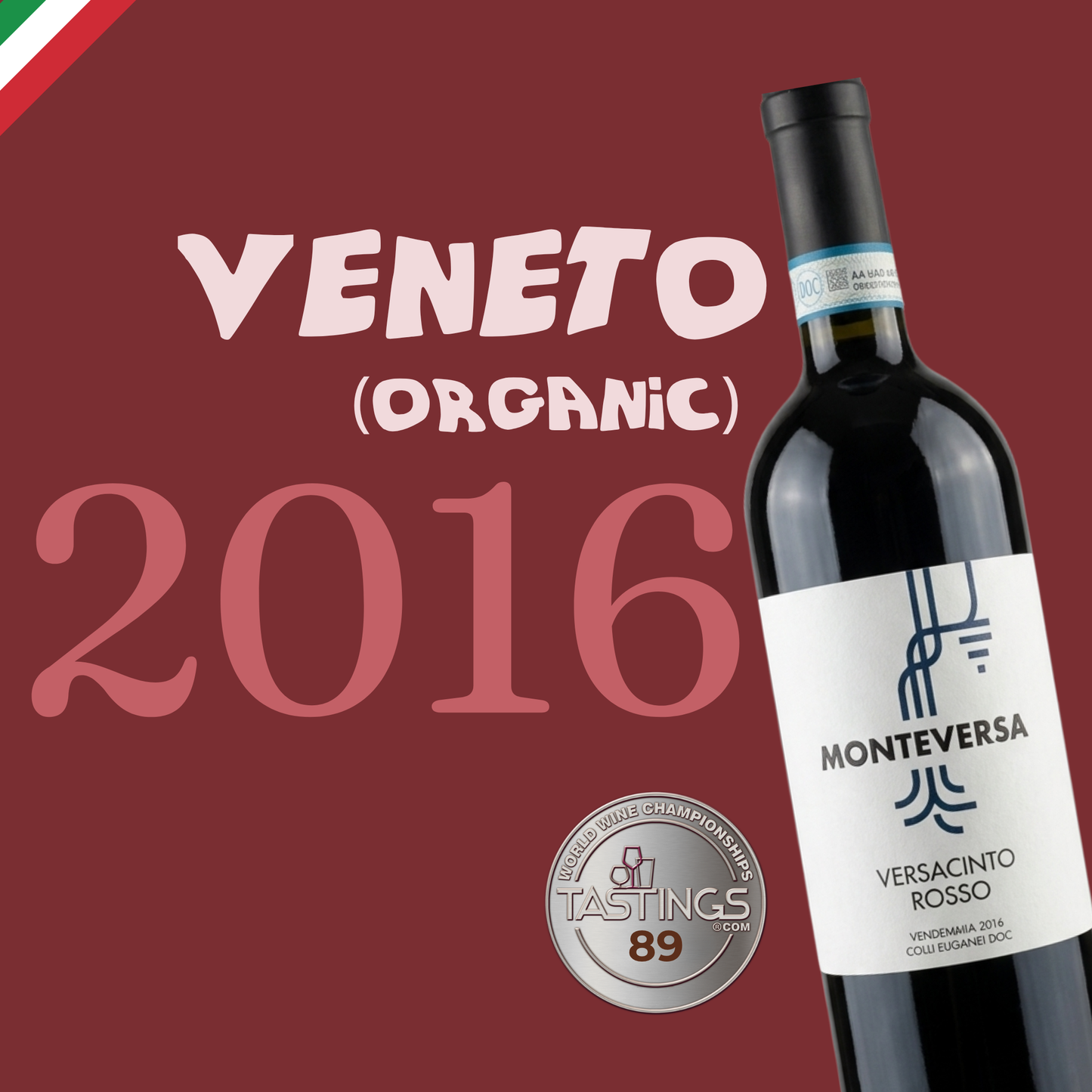 Monteversa Versacinto Rosso 2016 (organic)