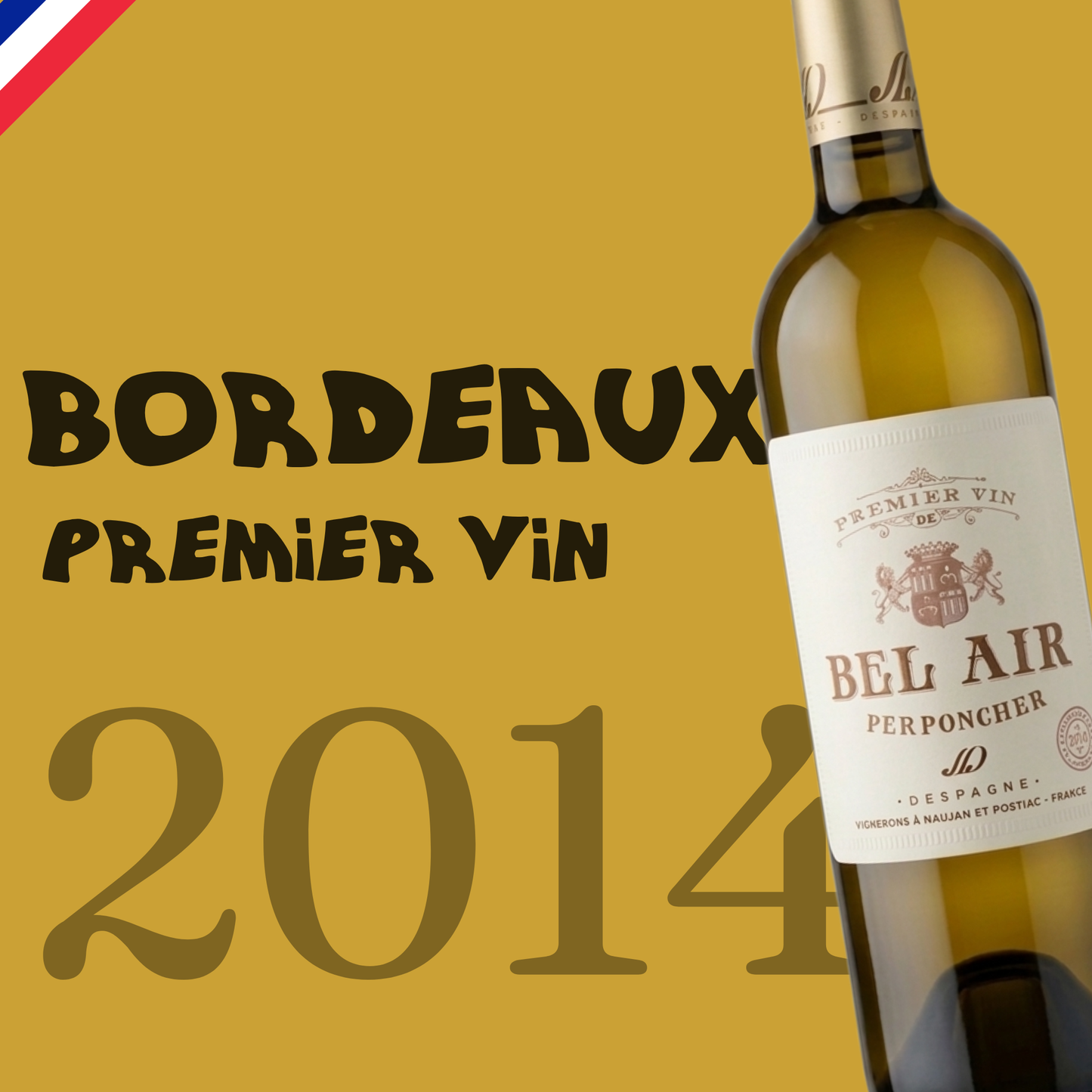 Château Bel-Air Perponcher Premier Vin Bordeaux Blanc 2014