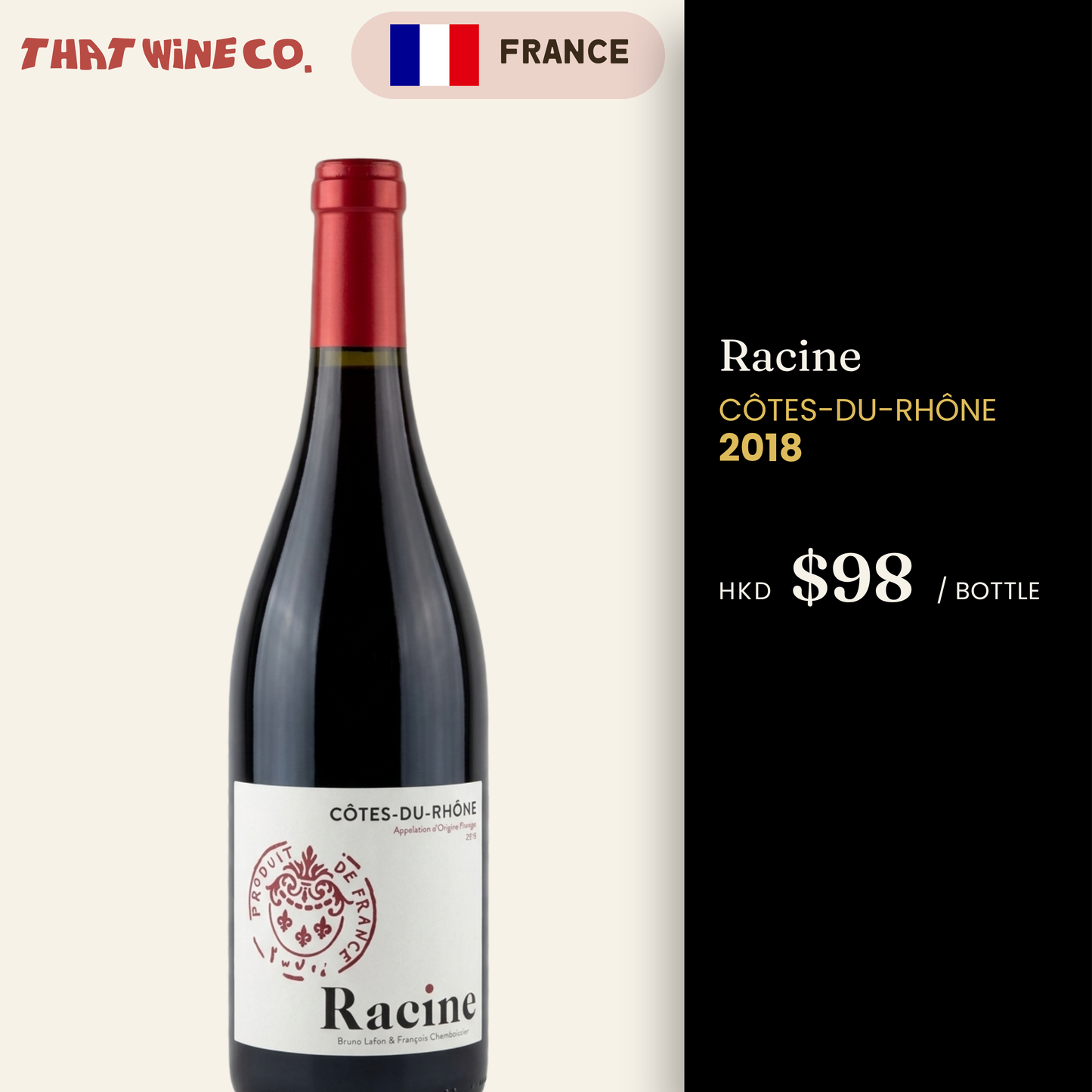 Racine Côtes-du-Rhône 2018