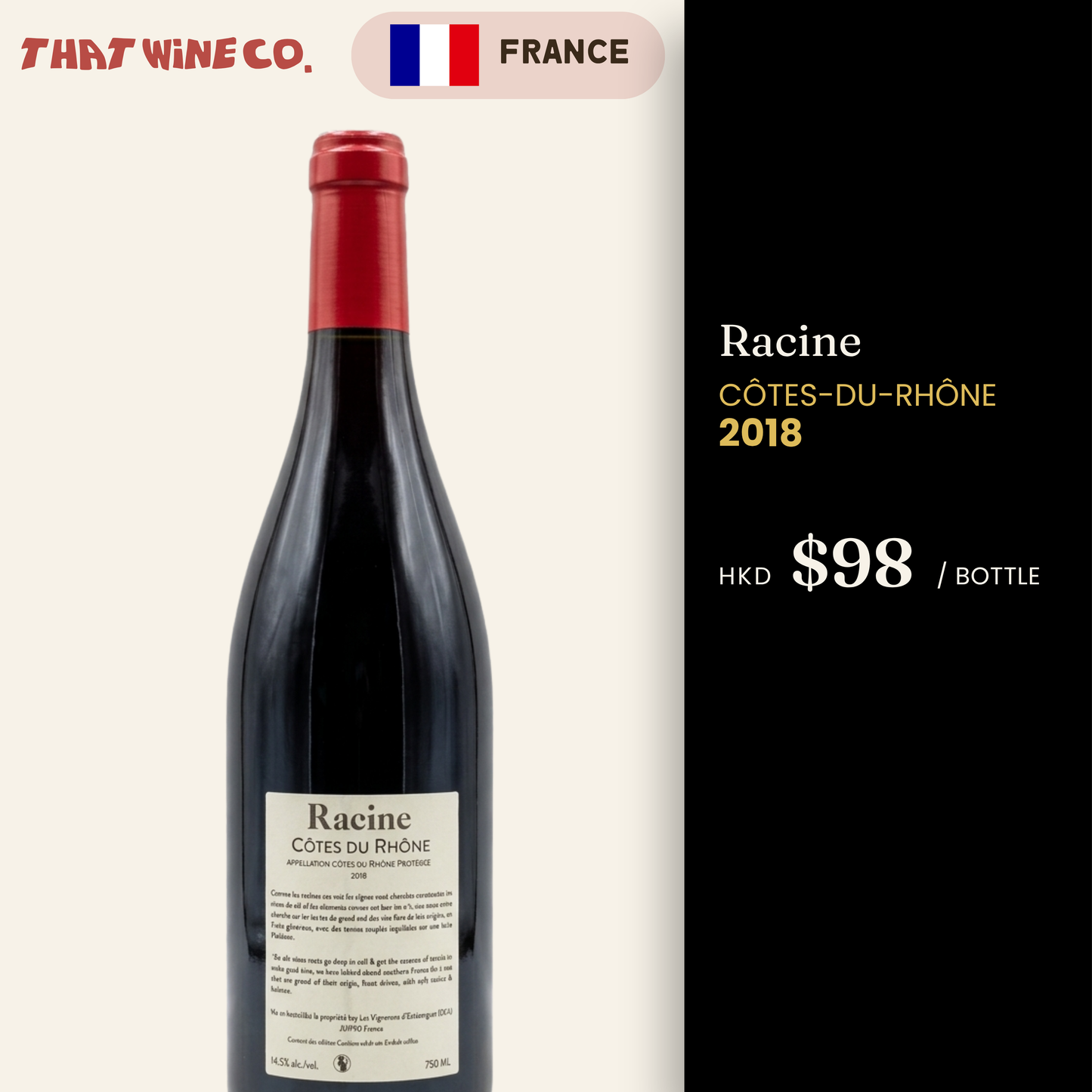Racine Côtes-du-Rhône 2018